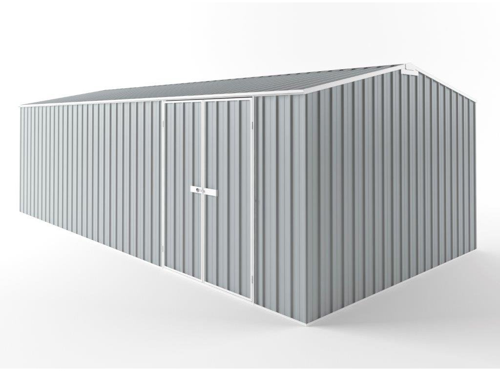 Truss Roof Garden Shed 7.50m (w) x 3.75m (d) Tall - 2.48m Gull Grey Colour