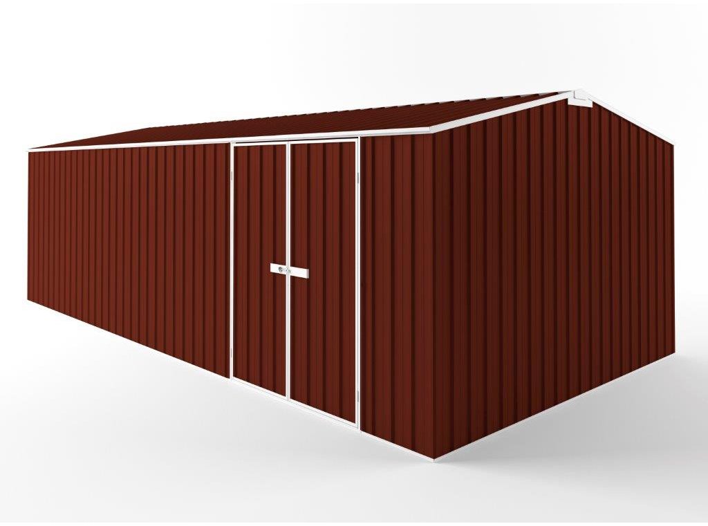 Truss Roof Garden Shed 7.50m (w) x 3.75m (d)x 2.48m (h)  Heritage Red Colour