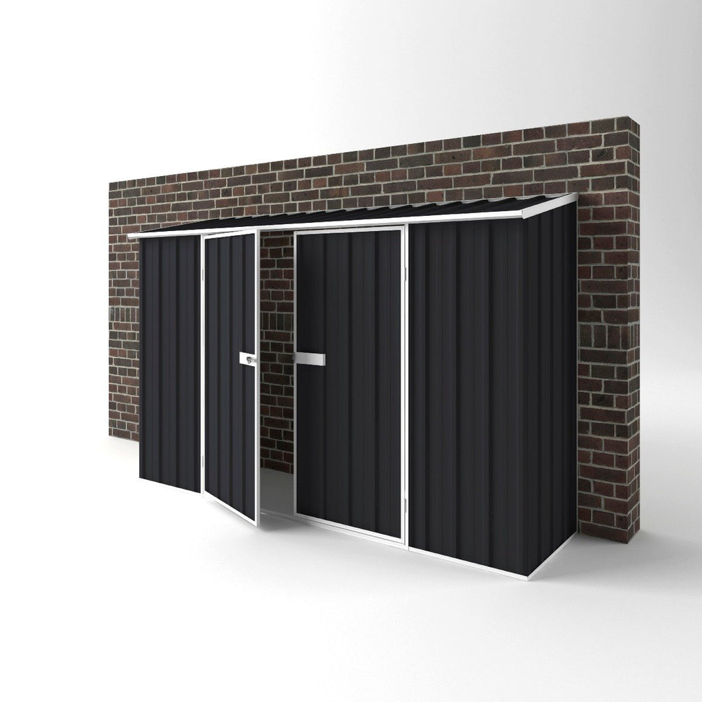 Off The Wall Garden Shed 3.00m (w) x 0.78m (d)x 1.95m (h)  Monument Colour