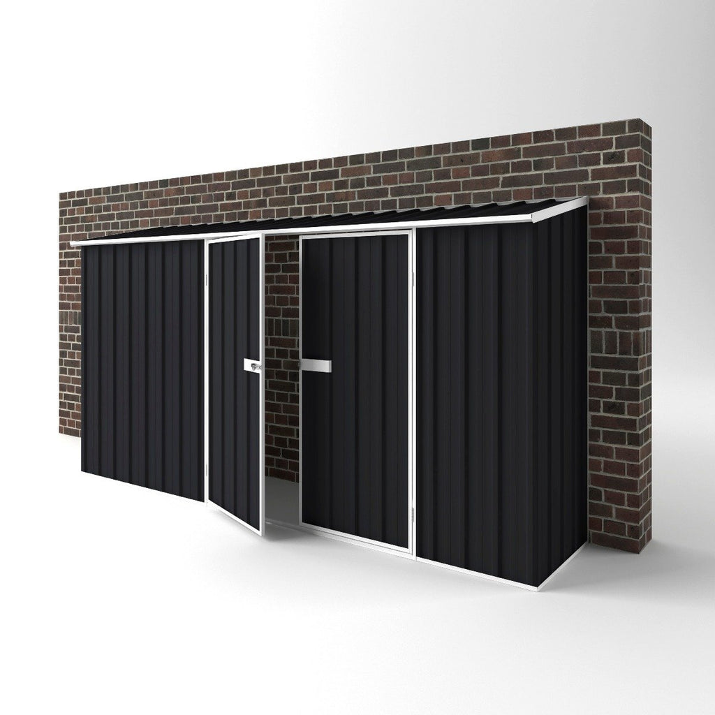 Off The Wall Garden Shed 3.75m (w) x 0.78m (d) Standard - 1.95m Monument Colour