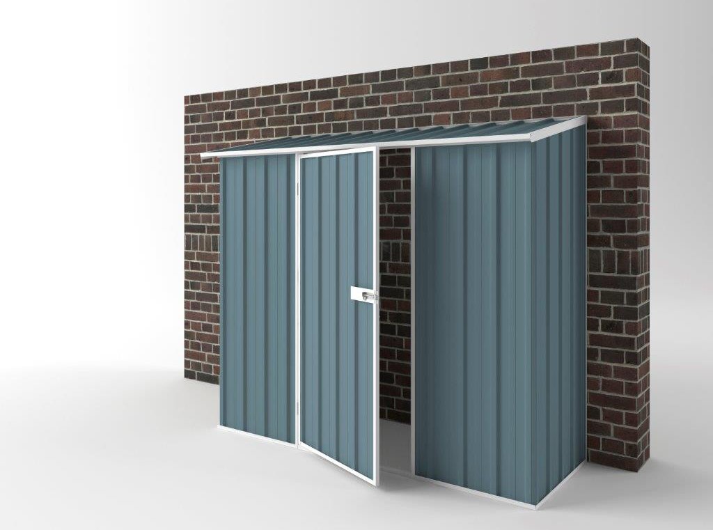 Off The Wall Garden Shed 2.25m (w) x 0.78m (d) Standard - 1.95m Blue Horizon Colour