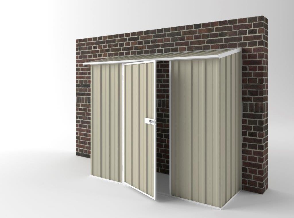 Off The Wall Garden Shed 2.25m (w) x 0.78m (d) Standard - 1.95m Merino Colour