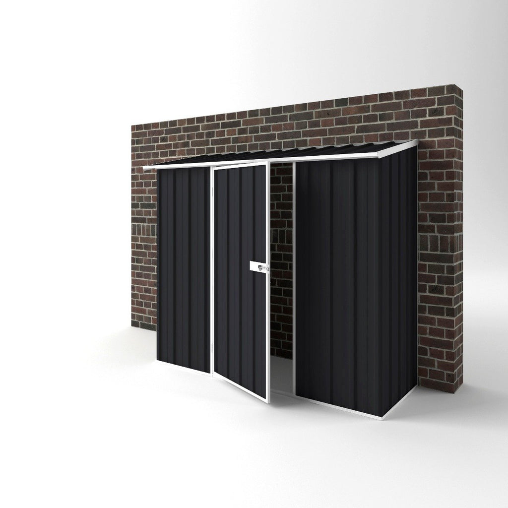 Off The Wall Garden Shed 2.25m (w) x 0.78m (d) Standard - 1.95m Monument Colour