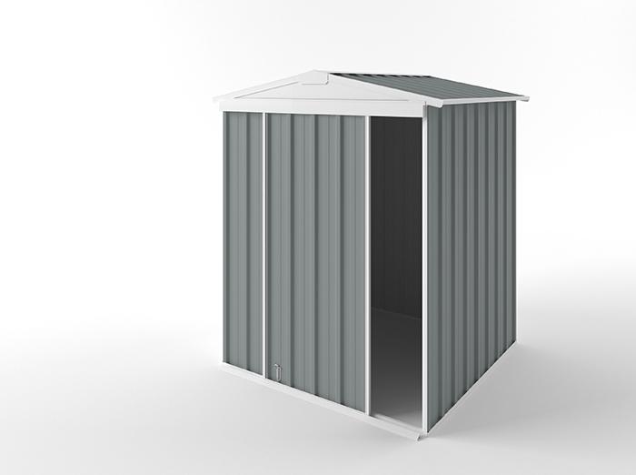 Gable Slider Garden Shed 1.50m (w) x 1.50m (d)x 1.97m (h)  Armour Grey Colour