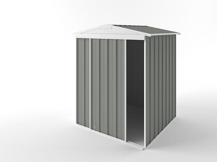 Gable Slider Garden Shed 1.50m (w) x 1.50m (d) Standard - 1.97m Bush Smoke Colour