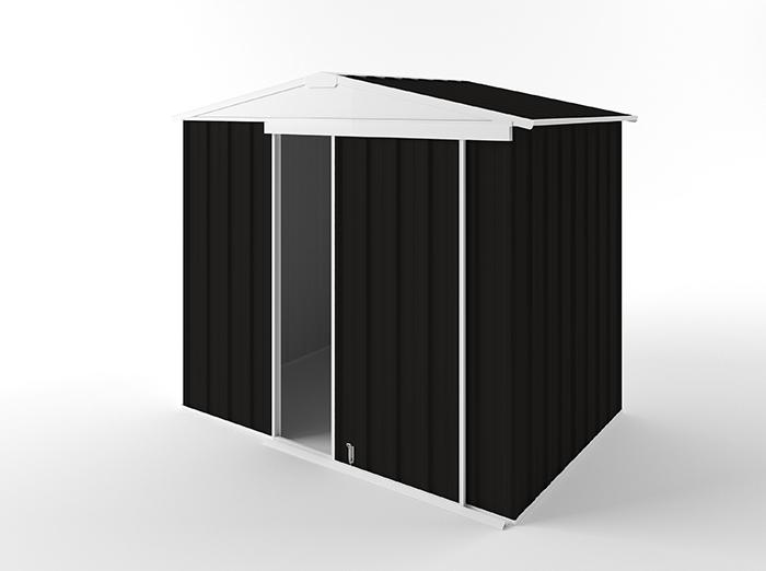 Gable Slider Garden Shed 2.25m (w) x 1.50m (d) Standard - 1.97m Ebony Colour