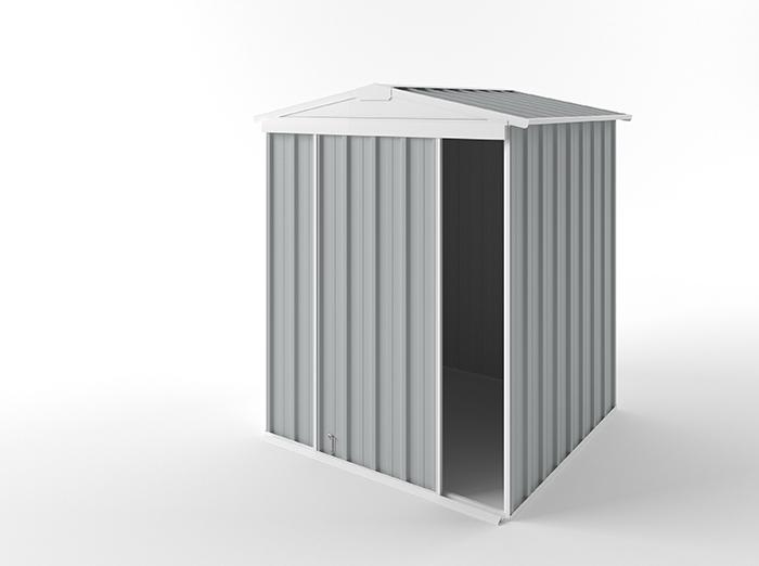 Gable Slider Garden Shed 1.50m (w) x 1.50m (d) Standard - 1.97m Gull Grey Colour