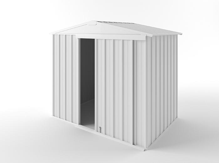 Gable Slider Garden Shed 2.25m (w) x 1.50m (d)x 1.97m (h)  Off White Colour