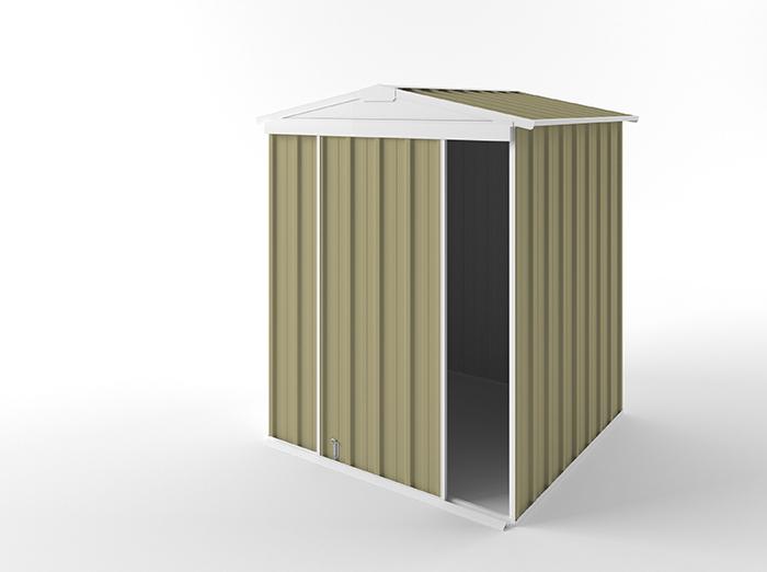 Gable Slider Garden Shed 1.50m (w) x 1.50m (d)x 1.97m (h)  Sandlewood Colour