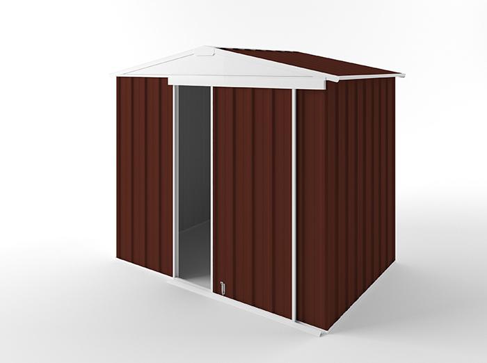Gable Slider Garden Shed 2.25m (w) x 1.50m (d) Standard - 1.97m Tuscan Red Colour