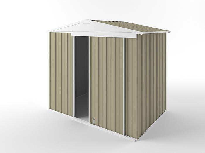 Gable Slider Garden Shed 2.25m (w) x 1.50m (d) Standard - 1.97m Wheat Colour