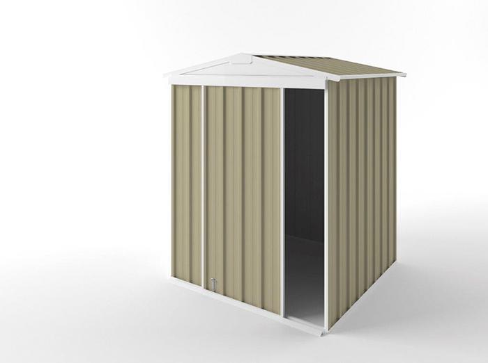 Gable Slider Garden Shed 1.50m (w) x 1.50m (d) Standard - 1.97m Wheat Colour