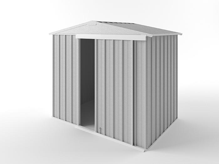 Gable Slider Garden Shed 2.25m (w) x 1.50m (d) Standard - 1.97m Zinc Colour