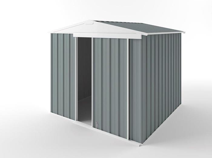 Gable Slider Garden Shed 2.25m (w) x 2.25m (d)x 1.97m (h)  Armour Grey Colour