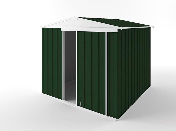 Gable Slider Garden Shed 2.25m (w) x 2.25m (d)x 1.97m (h)  Caulfield Green Colour