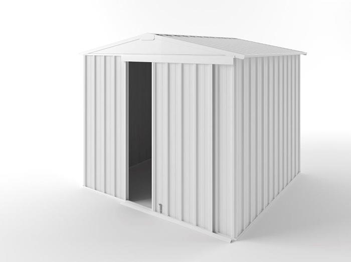 Gable Slider Garden Shed 2.25m (w) x 2.25m (d) Standard - 1.97m Off White Colour