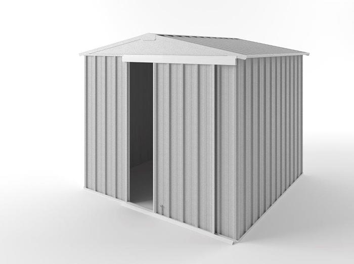 Gable Slider Garden Shed 2.25m (w) x 2.25m (d)x 1.97m (h)  Zinc Colour