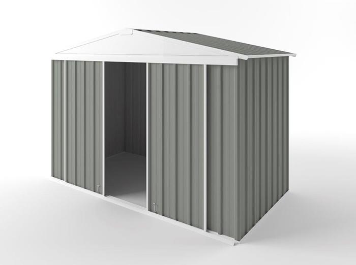 Gable Slider Garden Shed 3.00m (w) x 1.50m (d) Standard - 2.10m Bush Smoke Colour