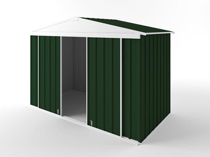 Gable Slider Garden Shed 3.00m (w) x 1.50m (d)x 2.10m (h)  Caulfield Green Colour