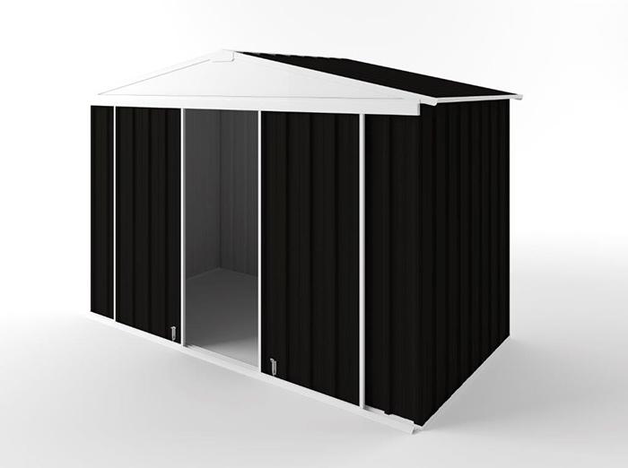 Gable Slider Garden Shed 3.00m (w) x 1.50m (d)x 2.10m (h)  Ebony Colour