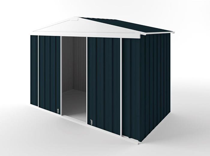 Gable Slider Garden Shed 3.00m (w) x 1.50m (d)x 2.10m (h)  Mountain Blue Colour