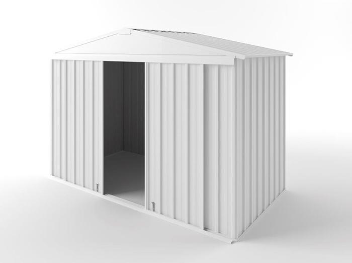 Gable Slider Garden Shed 3.00m (w) x 1.50m (d) Standard - 2.10m Off White Colour