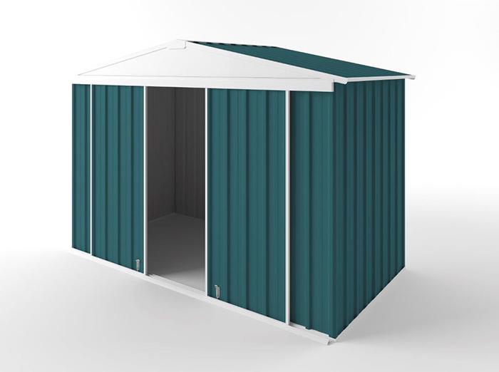 Gable Slider Garden Shed 3.00m (w) x 1.50m (d) Standard - 2.10m Torres Blue Colour