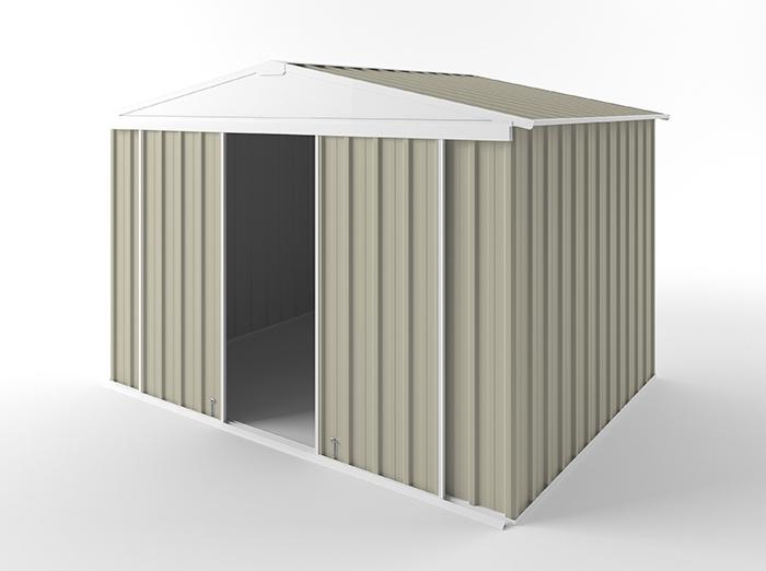 Gable Slider Garden Shed 3.00m (w) x 2.25m (d)x 2.10m (h)  Merino Colour