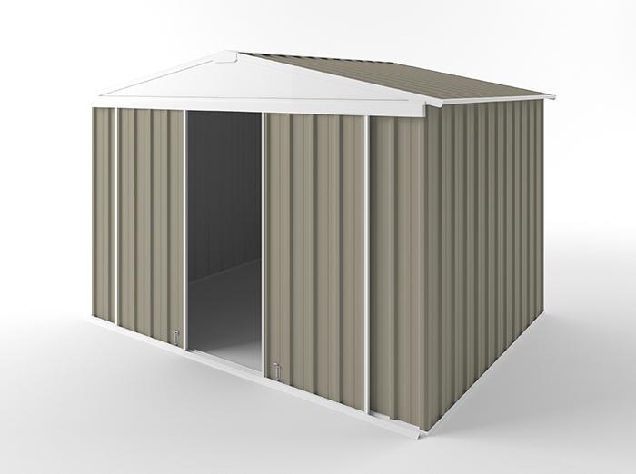 Gable Slider Garden Shed 3.00m (w) x 2.25m (d) Standard - 2.10m Stone Colour