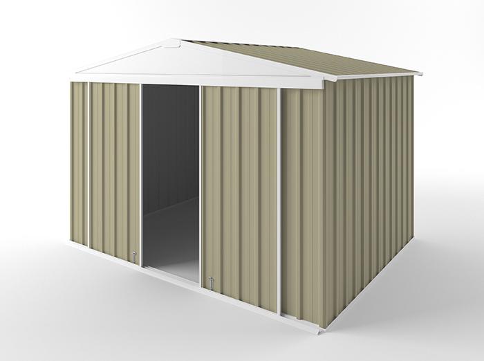 Gable Slider Garden Shed 3.00m (w) x 2.25m (d)x 2.10m (h)  Wheat Colour