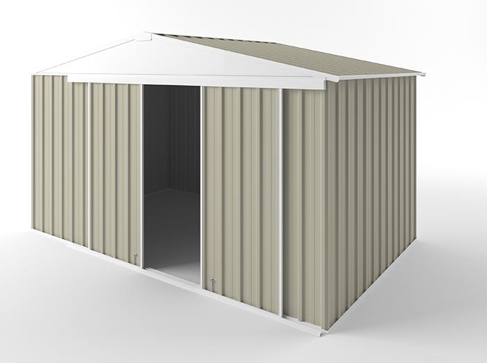 Gable Slider Garden Shed 3.75m (w) x 2.25m (d) Standard - 2.18m Merino Colour