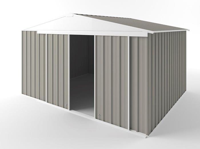 Gable Slider Garden Shed 3.75m (w) x 3.00m (d)x 2.18m (h)  Birch Colour