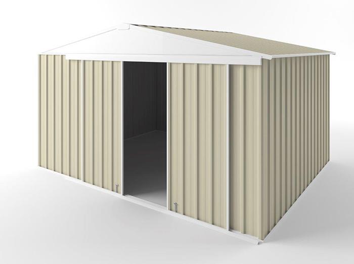 Gable Slider Garden Shed 3.75m (w) x 3.00m (d) Standard - 2.18m Jasmin Brown Colour