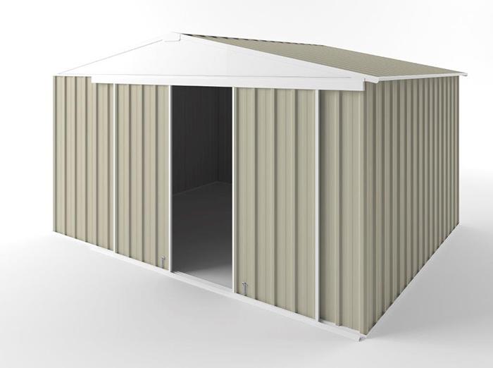 Gable Slider Garden Shed 3.75m (w) x 3.00m (d) Standard - 2.18m Merino Colour