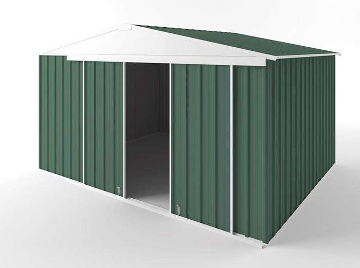 Gable Slider Garden Shed 3.75m (w) x 3.00m (d)x 2.18m (h)  Rivergum Colour