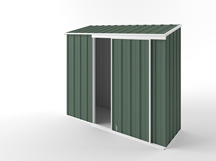 Narrow Slider Garden Shed 2.25m (w) x 0.78m (d)x 1.95m (h)  Rivergum Colour